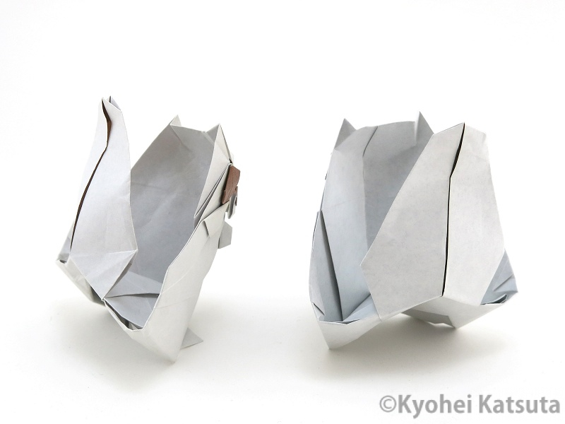 Origami Cat By Katsuta Kyohei